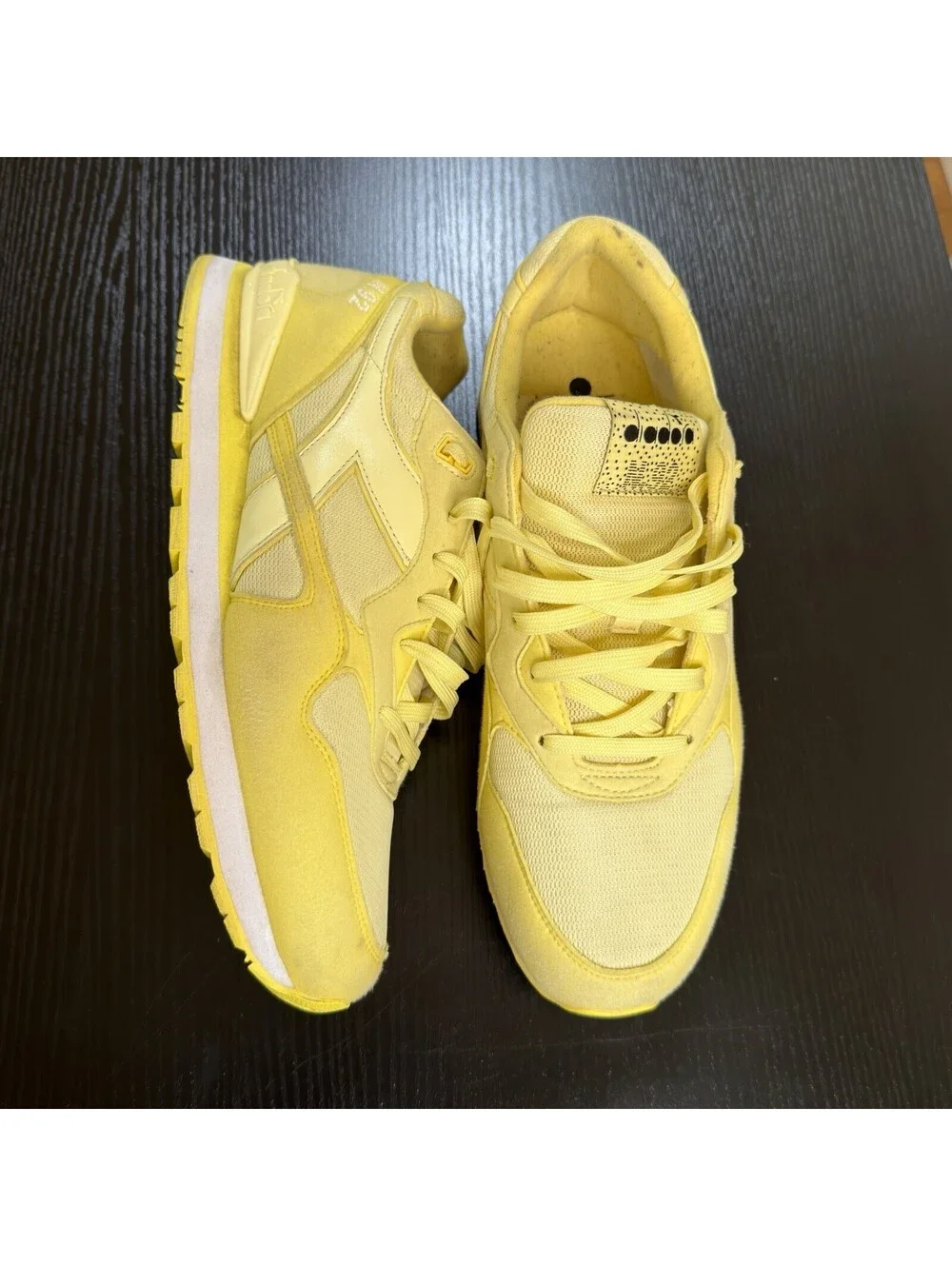 Size 10.5 US Men’s Diadora N92 Men's Sneakers In Pale Yellow